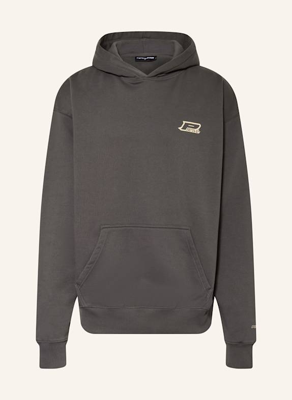 PEGADOR Oversized-Hoodie FOX GRAU