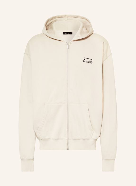 PEGADOR Oversized-Sweatjacke FOX BEIGE