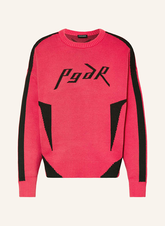 PEGADOR Pullover KAZAN PINK/ SCHWARZ