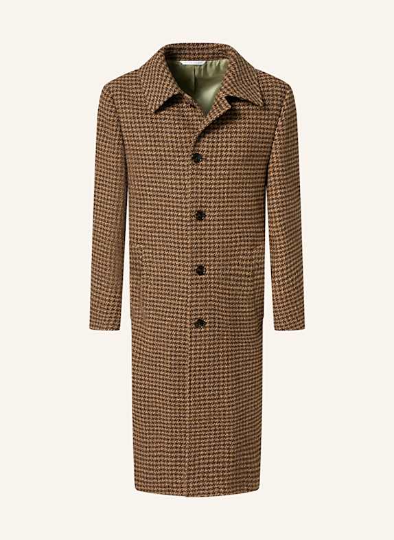 BALDESSARINI Coat DARK BROWN/ BROWN/ LIGHT BROWN