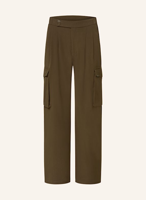 don't waste culture Cargo kalhoty ESATO Regular Fit KHAKI