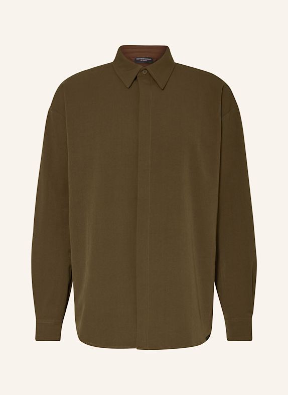 don't waste culture Oversized svrchní košile HAKATI KHAKI