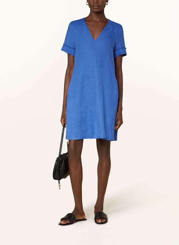 RIANI Leinenkleid BLAU