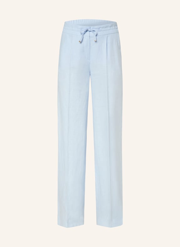 RIANI Marlenehose aus Leinen HELLBLAU