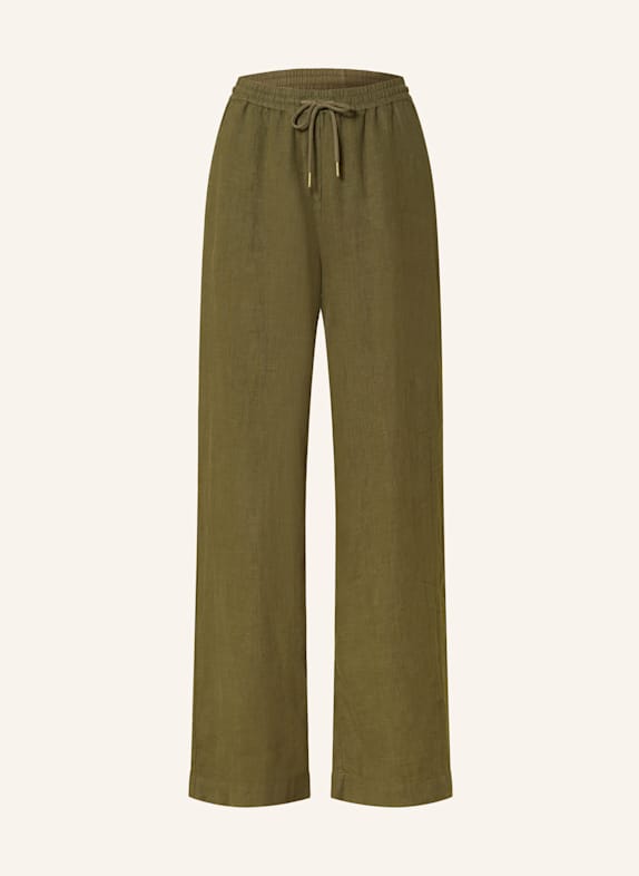 RIANI Marlenehose aus Leinen KHAKI