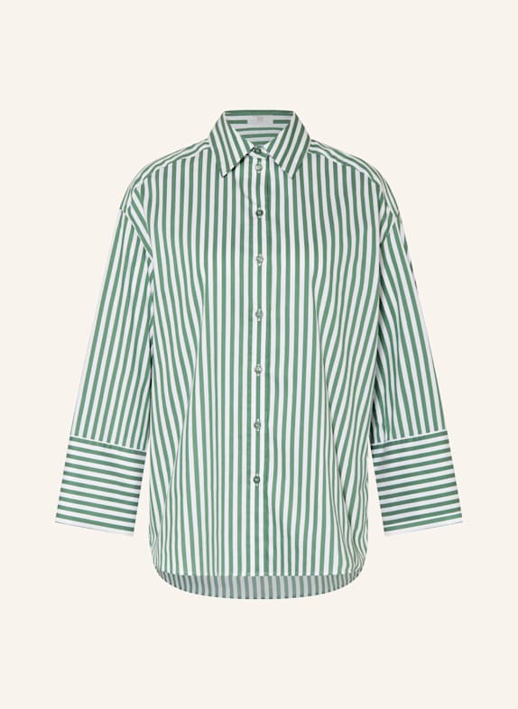 RIANI Shirt blouse GREEN/ WHITE