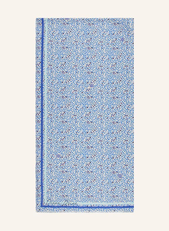 RIANI Tuch BLAU/ DUNKELBLAU/ HELLBRAUN