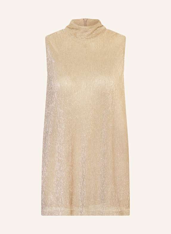 RIANI Blusenshirt mit Glitzergarn BEIGE