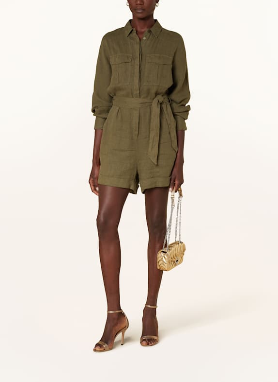 RIANI Linnen jumpsuit OLIJF