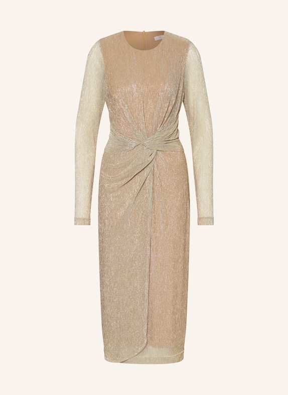 RIANI Cocktailkleid mit Glitzergarn GOLD