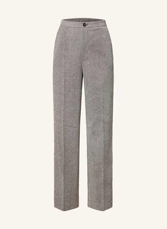 Part Two LINORAPW Trousers Nursing GRAY/ WHITE