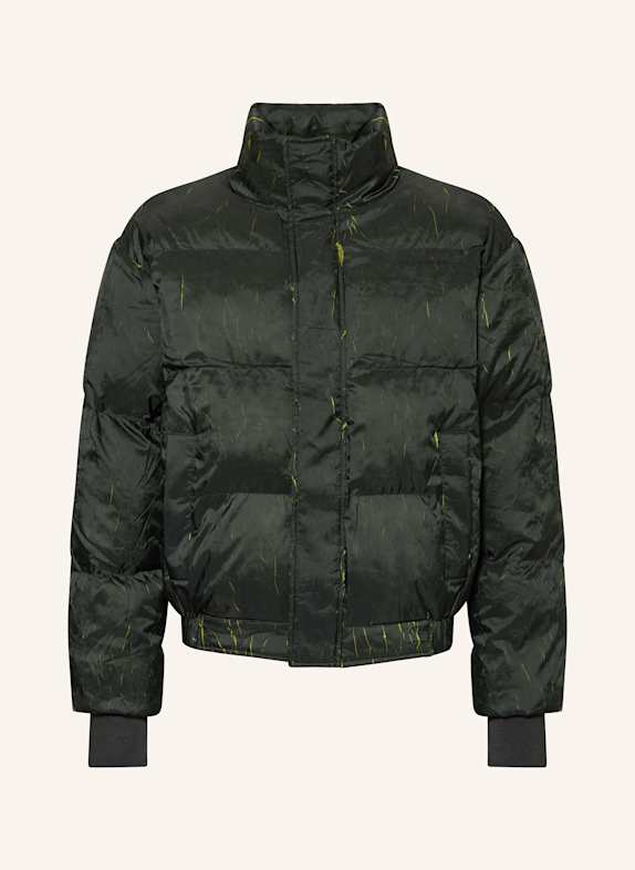 DAILY PAPER RENAKO quilted jacket DARK GREEN