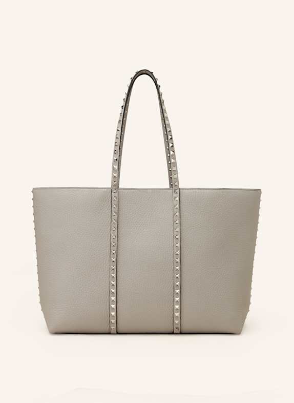 VALENTINO GARAVANI Shopper ROCKSTUD GRAU