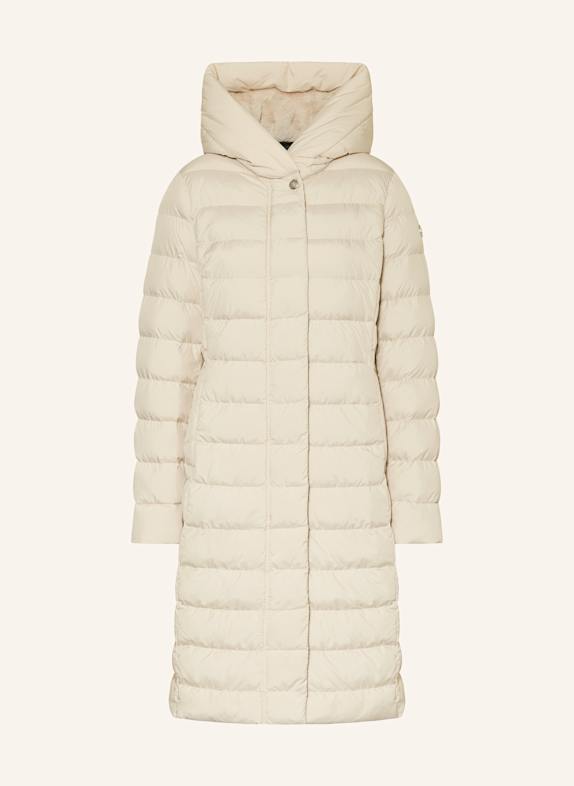 FUCHS SCHMITT Steppmantel mit Kunstfell CREME