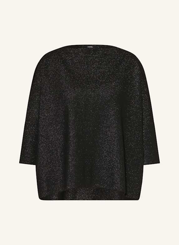 someday Pullover USHINY mit 3/4-Arm SCHWARZ