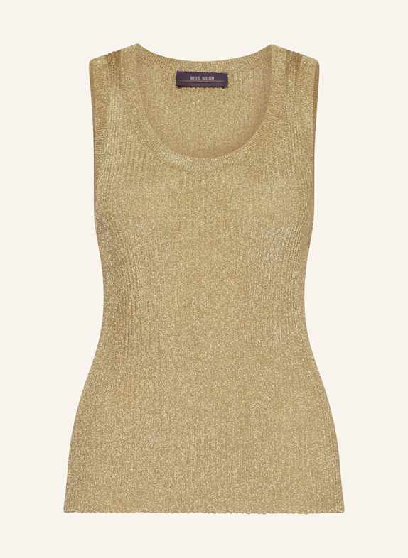 MOS MOSH Stricktop MMRELANA mit Glanzgarn GOLD