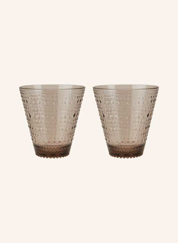 iittala 2er-Set Trinkgläser KASTEHELMI HELLORANGE