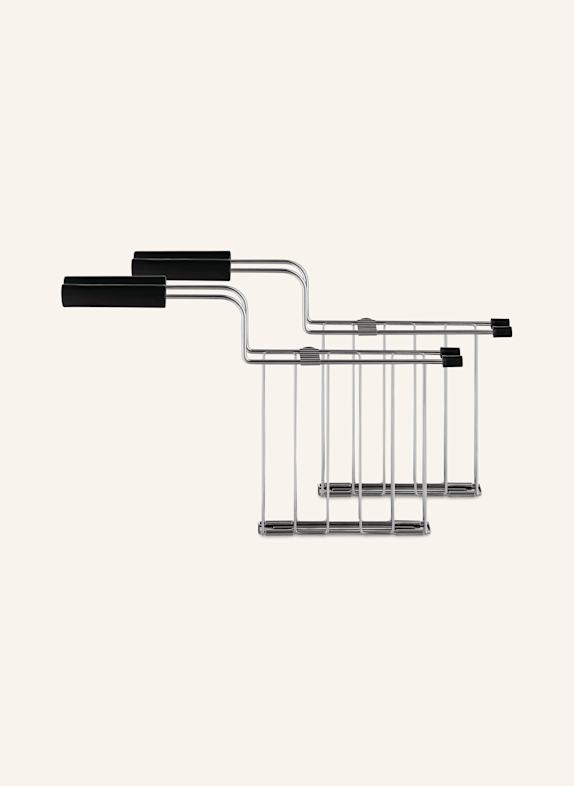 ALESSI Ramka do opiekania TORU, 2 szt. SREBRNY