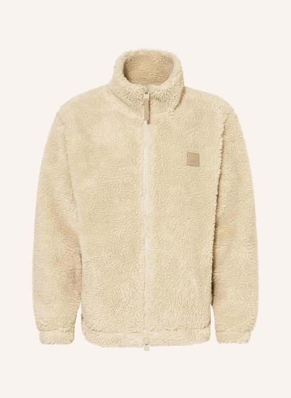 RAINS Teddyfell-Jacke KOFU HELLBRAUN