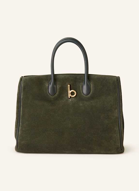 BURBERRY Shopper ROCKING HORSE SMALL DUNKELGRÜN/ DUNKELBLAU