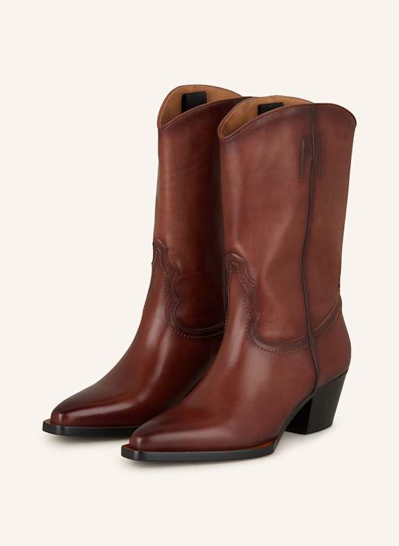 MAGNANNI Cowboy Boots BRAUN