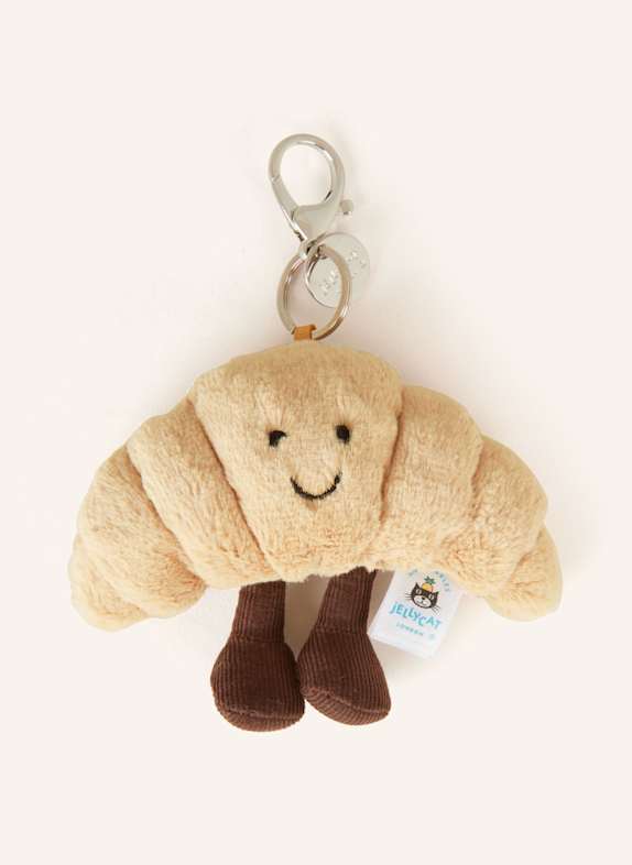 Jellycat Schlüssel- und Taschenanhänger AMUSEABLES CROISSANT BEIGE / DUNKELBRAUN