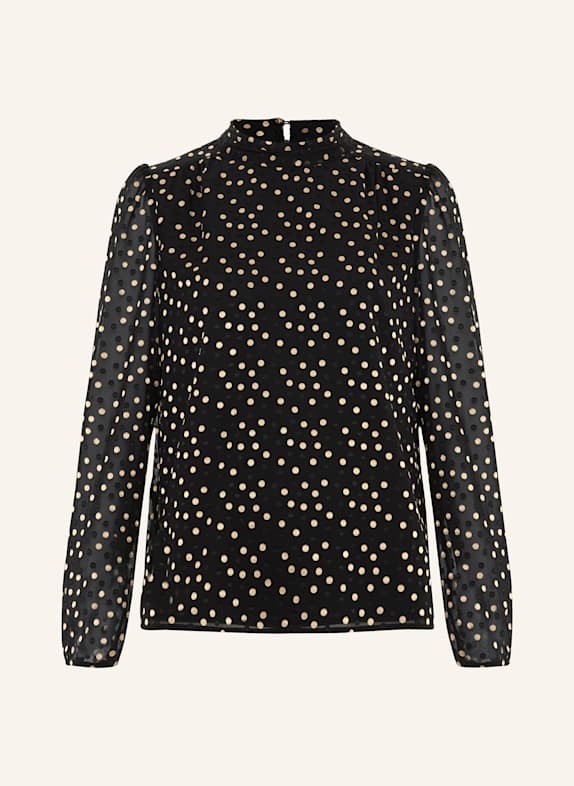 Phase Eight Bluse JACEY mit Glanzgarn SCHWARZ/ BEIGE