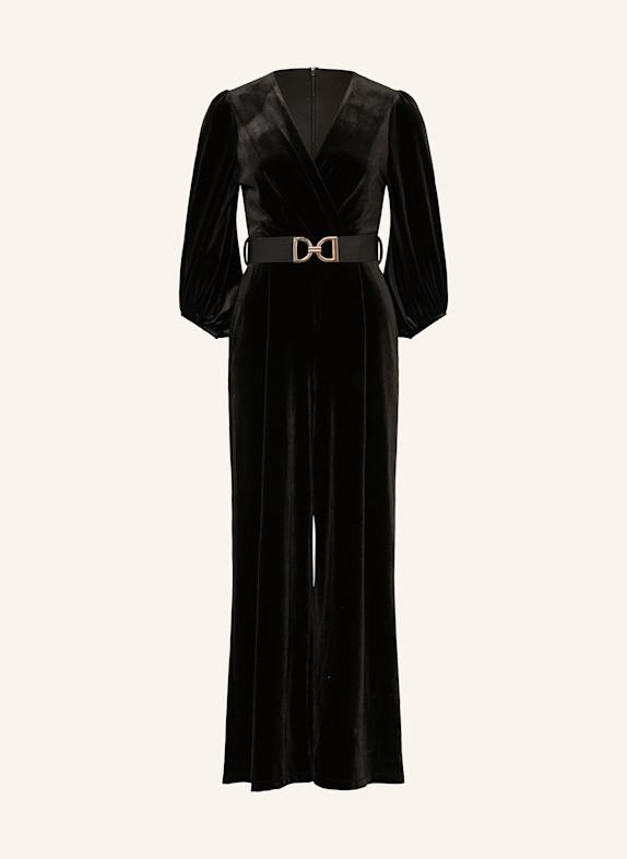 Phase Eight Jumpsuit MYLEEN aus Samt in Wickeloptik SCHWARZ
