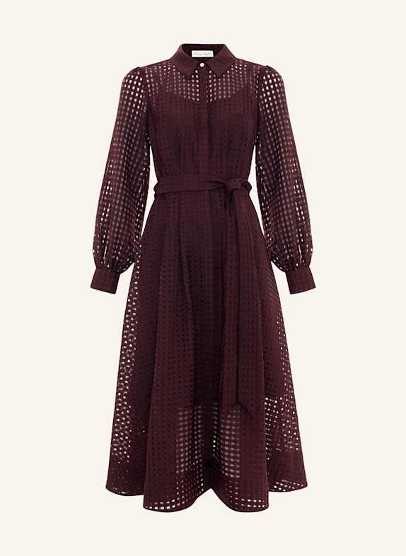 Phase Eight Hemdblusenkleid NATALIE DUNKELROT