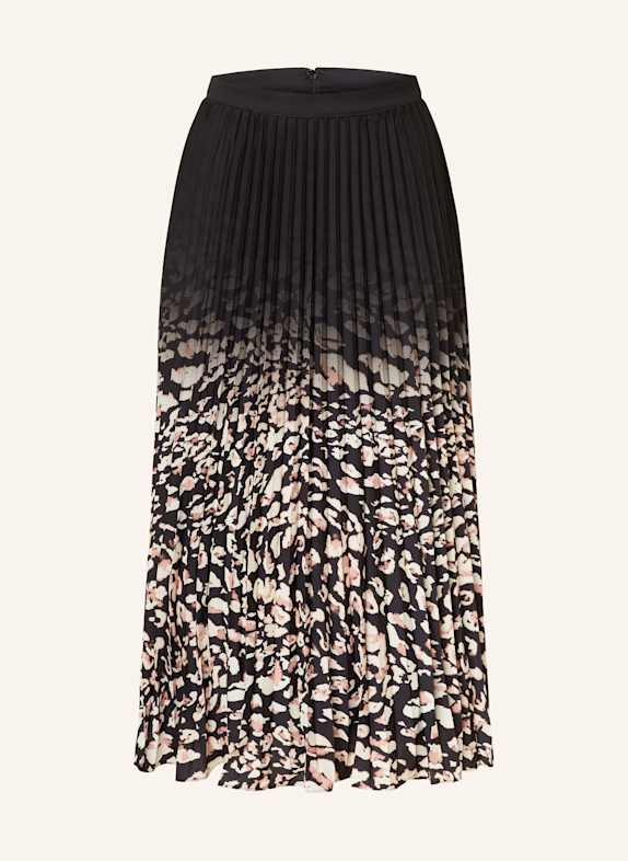 Phase Eight Plisseerock ELMINA SCHWARZ/ CREME/ BRAUN