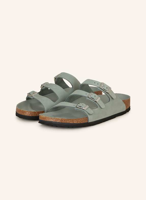 BIRKENSTOCK Klapki FLORIDA FRESH JASNOZIELONY