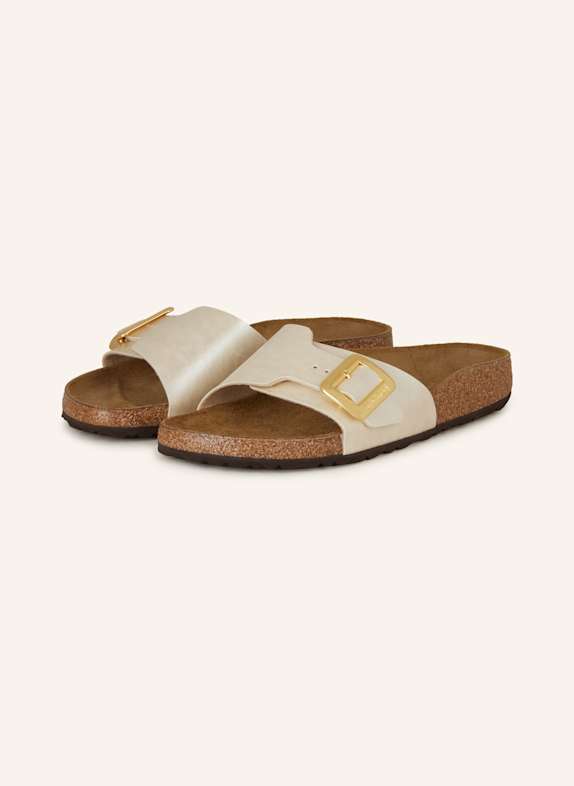 BIRKENSTOCK Pantoletten CATALINA CUSHION BUCKLE ECRU