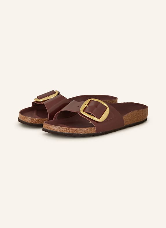 BIRKENSTOCK Pantoletten MADRID BIG BUCKLE DUNKELROT