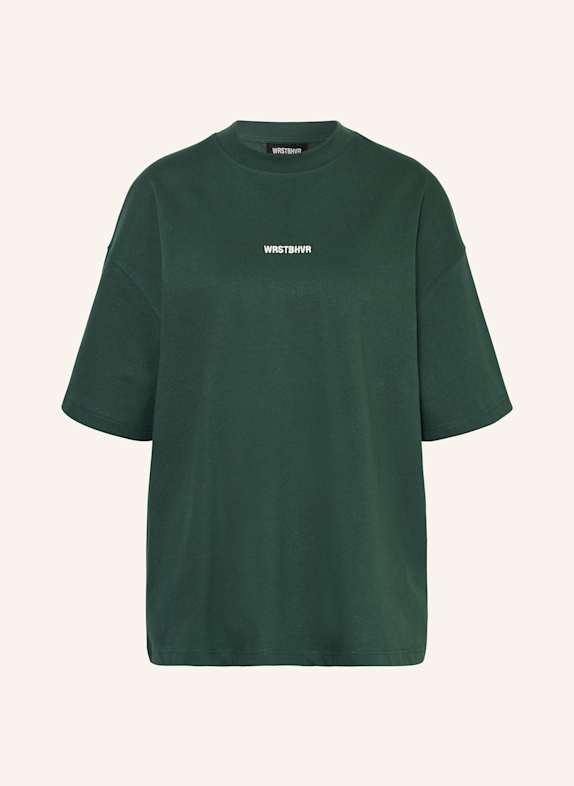 WRSTBHVR Oversized shirt GARM DARK GREEN