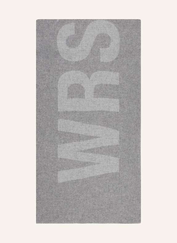 WRSTBHVR LUAN scarf GRAY/ LIGHT GRAY