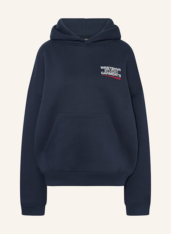 WRSTBHVR Oversized hoodie DANY DARK BLUE