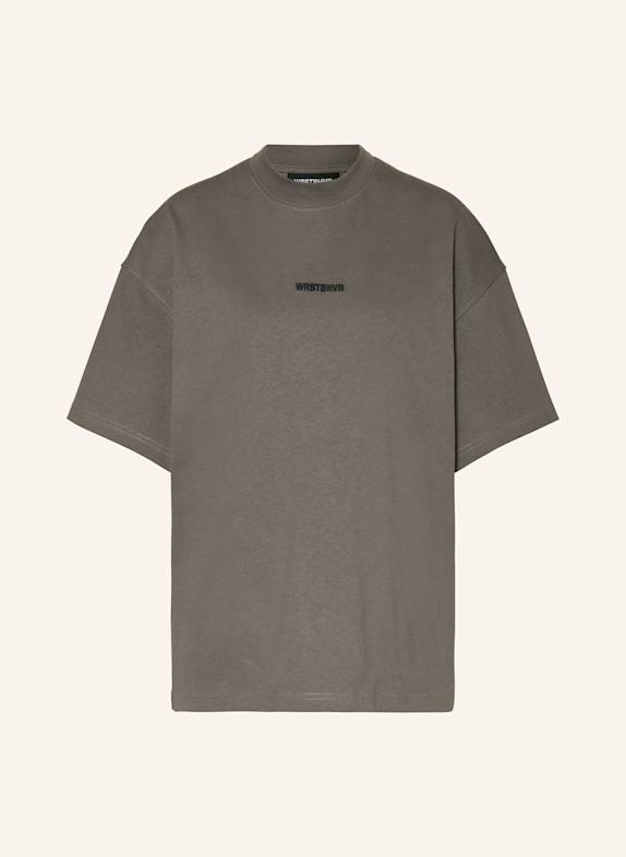 WRSTBHVR Oversized shirt GARM TAUPE