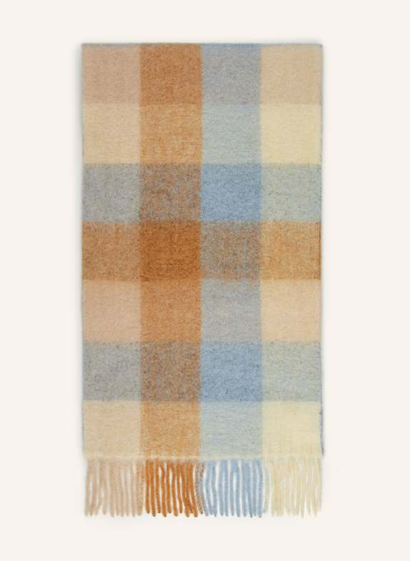 HOLZWEILER FRESIA scarf CAMEL/ LIGHT BLUE
