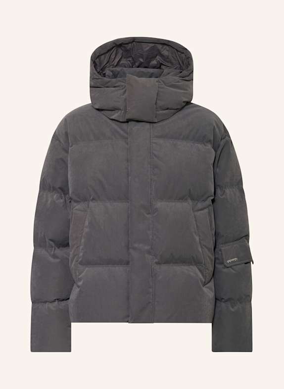 HOLZWEILER NAVRIK down jacket with detachable hood GRAY