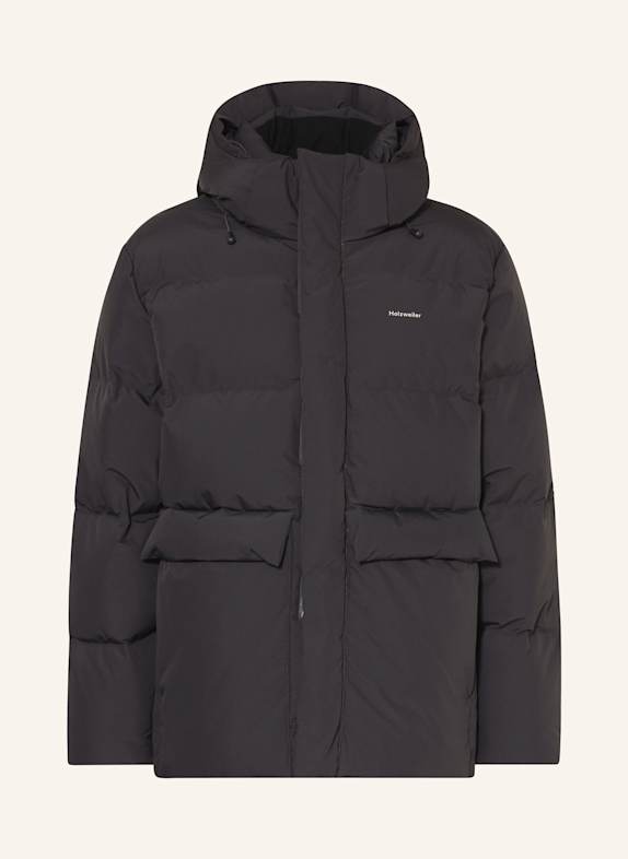 HOLZWEILER DOVRE down jacket with detachable hood GRAY