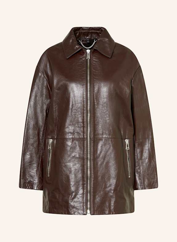 BELSTAFF Lederjacke BRONZE DUNKELBRAUN