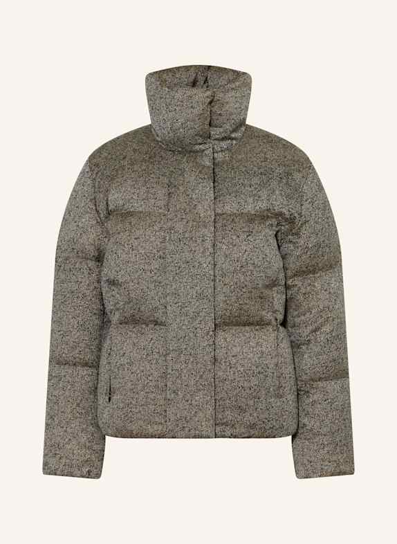 BELSTAFF Kurtka puchowa JUNIPER KHAKI/ CZIEMNOSZARY/ JASNOBRĄZOWY