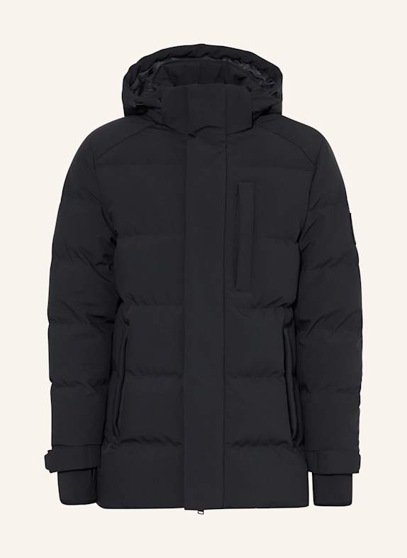 BELSTAFF Daunenjacke PENDULUM mit abnehmbarer Kapuze SCHWARZ