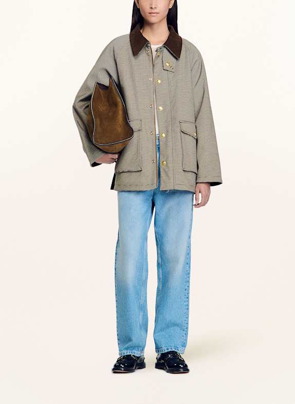 SANDRO Jacke HELLBRAUN/ BRAUN/ DUNKELBRAUN