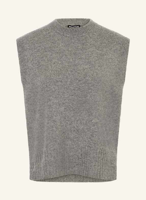 WHISTLES Pullunder GRAU