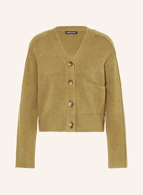 WHISTLES Cardigan GREEN