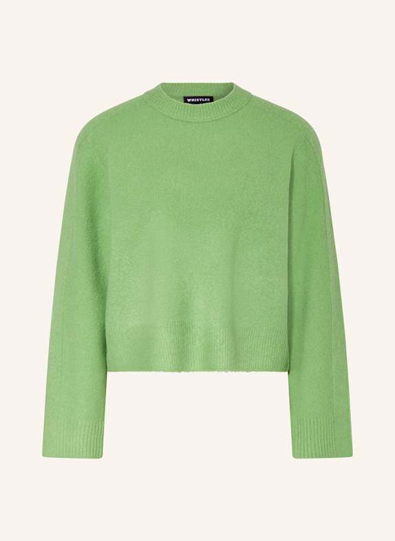 WHISTLES ALANA sweater LIGHT GREEN