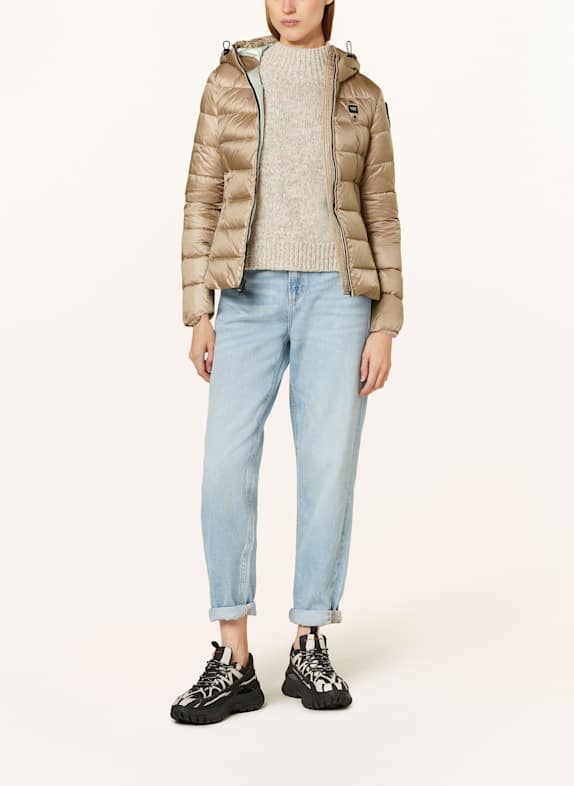 Blauer Short et t-shirt Domyos BEIGE
