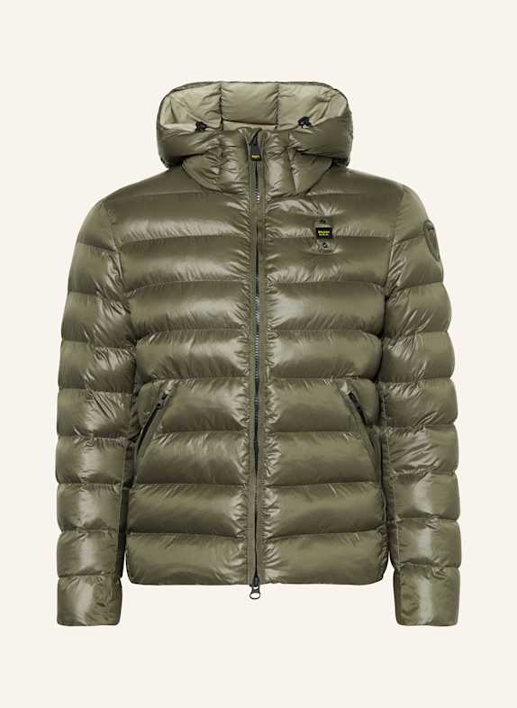 Blauer quiltet jakke OLIVEN