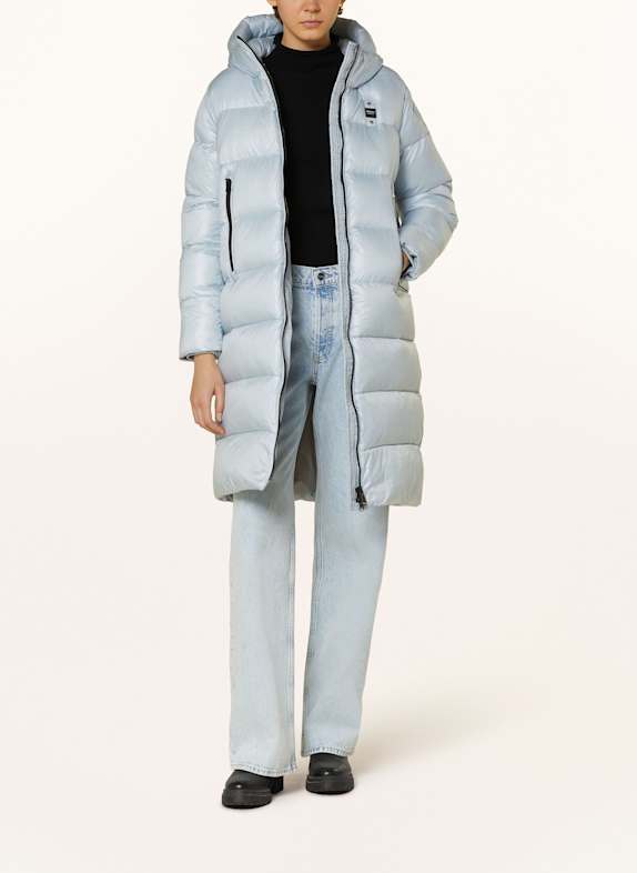 Blauer Steppmantel MARTHA HELLBLAU